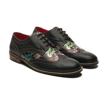 Bageecha Derby_Brogue for Men – Coal Black (discontinued)