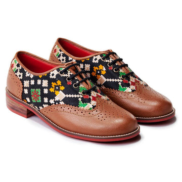 Patola Brogues' Women – Cedar (discontinued)