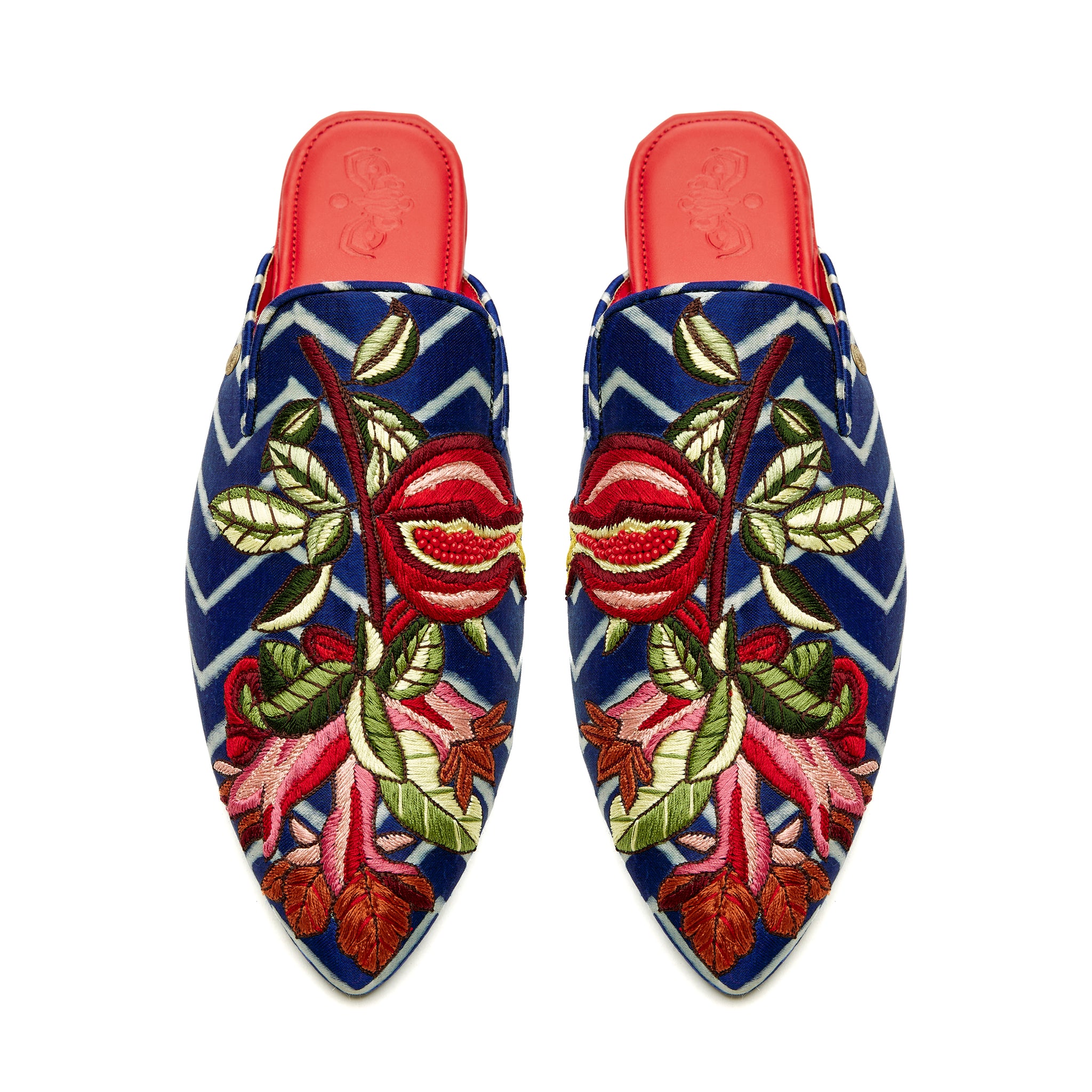 The Precious Pomegranate Cone Mules Women