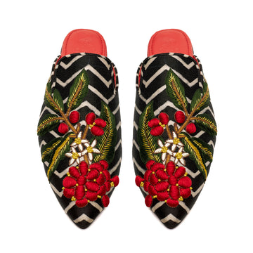 The Bewitching Beans Cone Mules Women