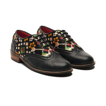 Patola Brogues Women_ – Coal_ (discontinued)