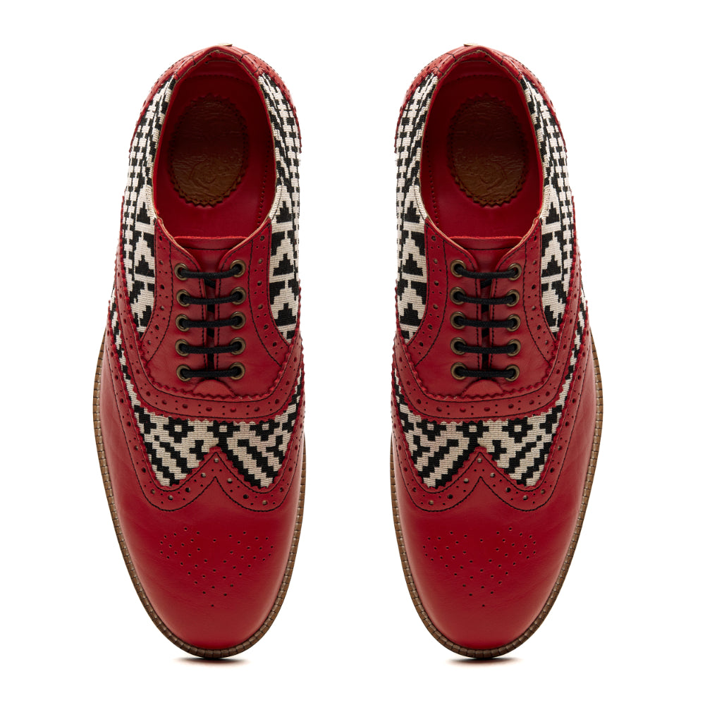Texo Brogue for Men – Crimson (discontinued)