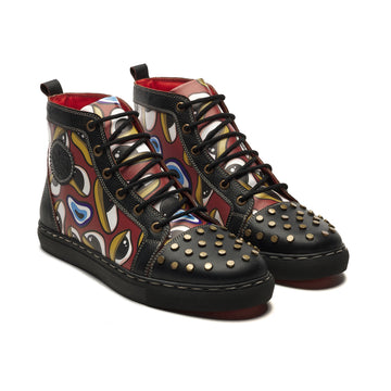 'Nazar' High_Tops Men – Crimson (discontinued)