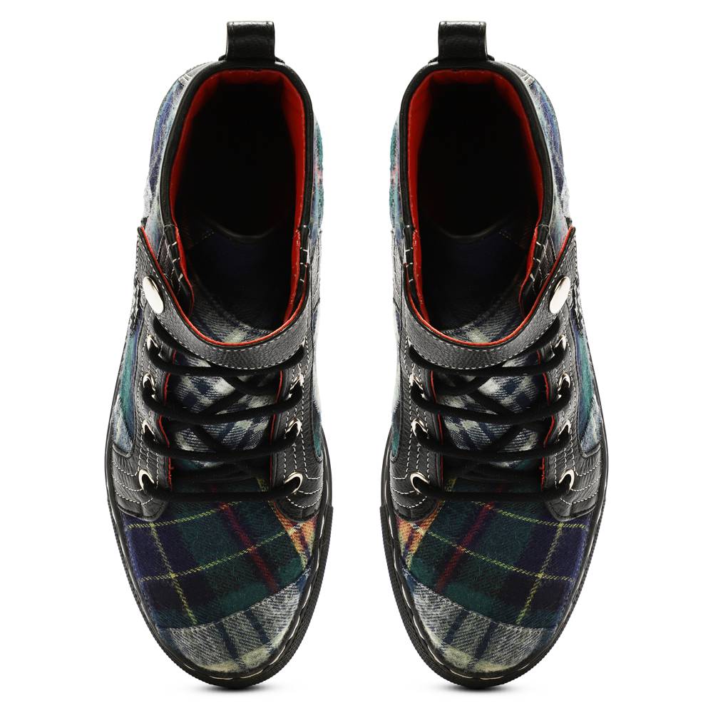 Green Tartans High_Tops for Men (discontinued)