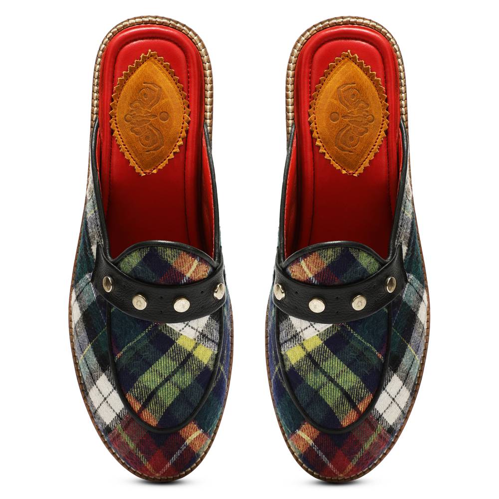 Green Tartans Mule for Women (discontinued)