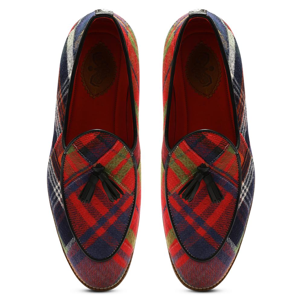 Red Tartans Slip_on for Men (discontinued)