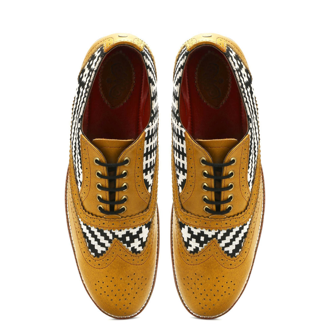 Texo Brogue_ for Men – Mustard (discontinued)